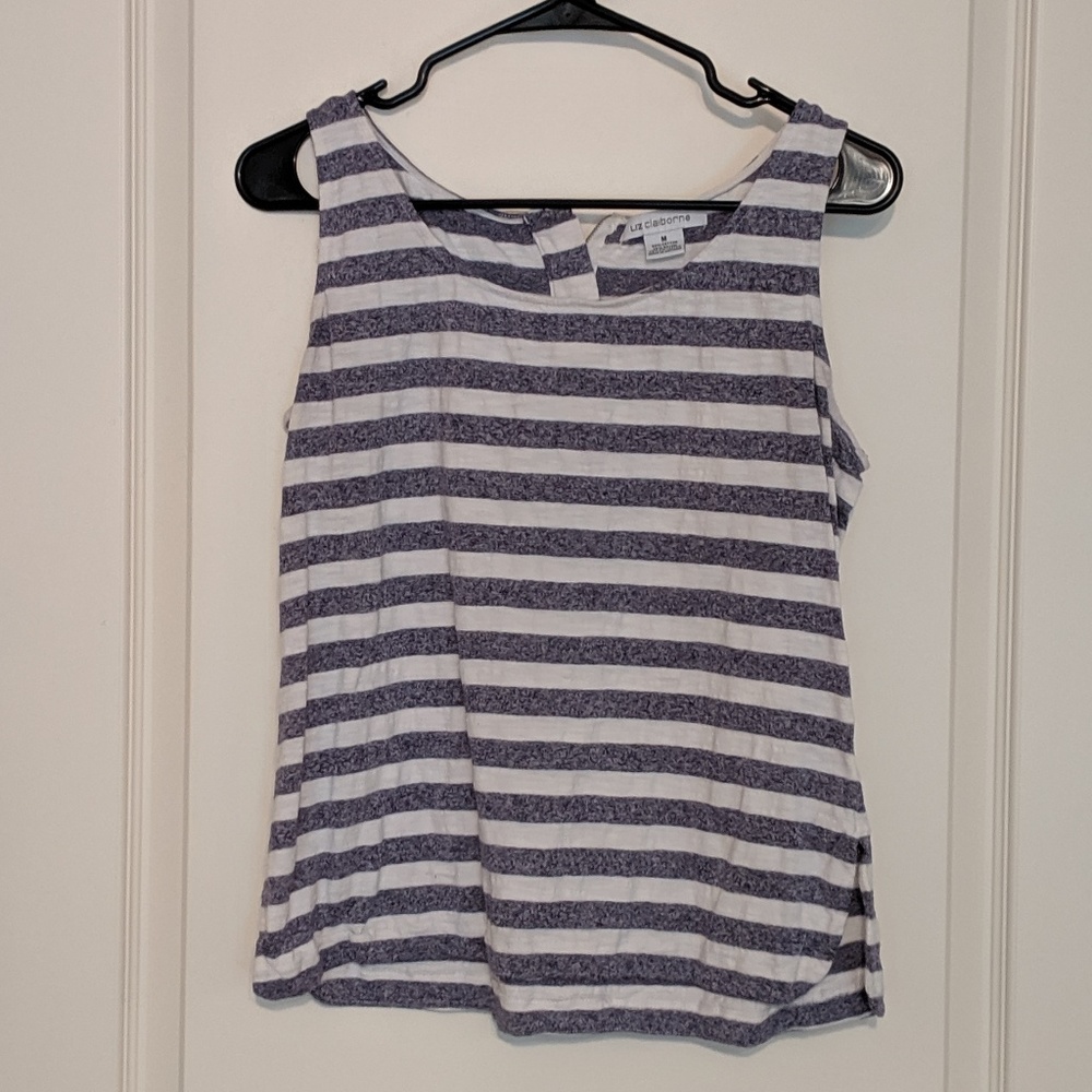 Liz Claiborne Striped Tank Top